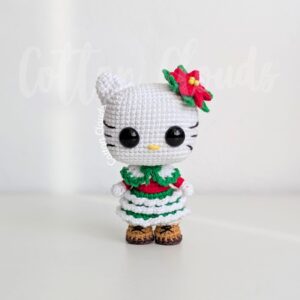 hello kitty xmas patrón digital