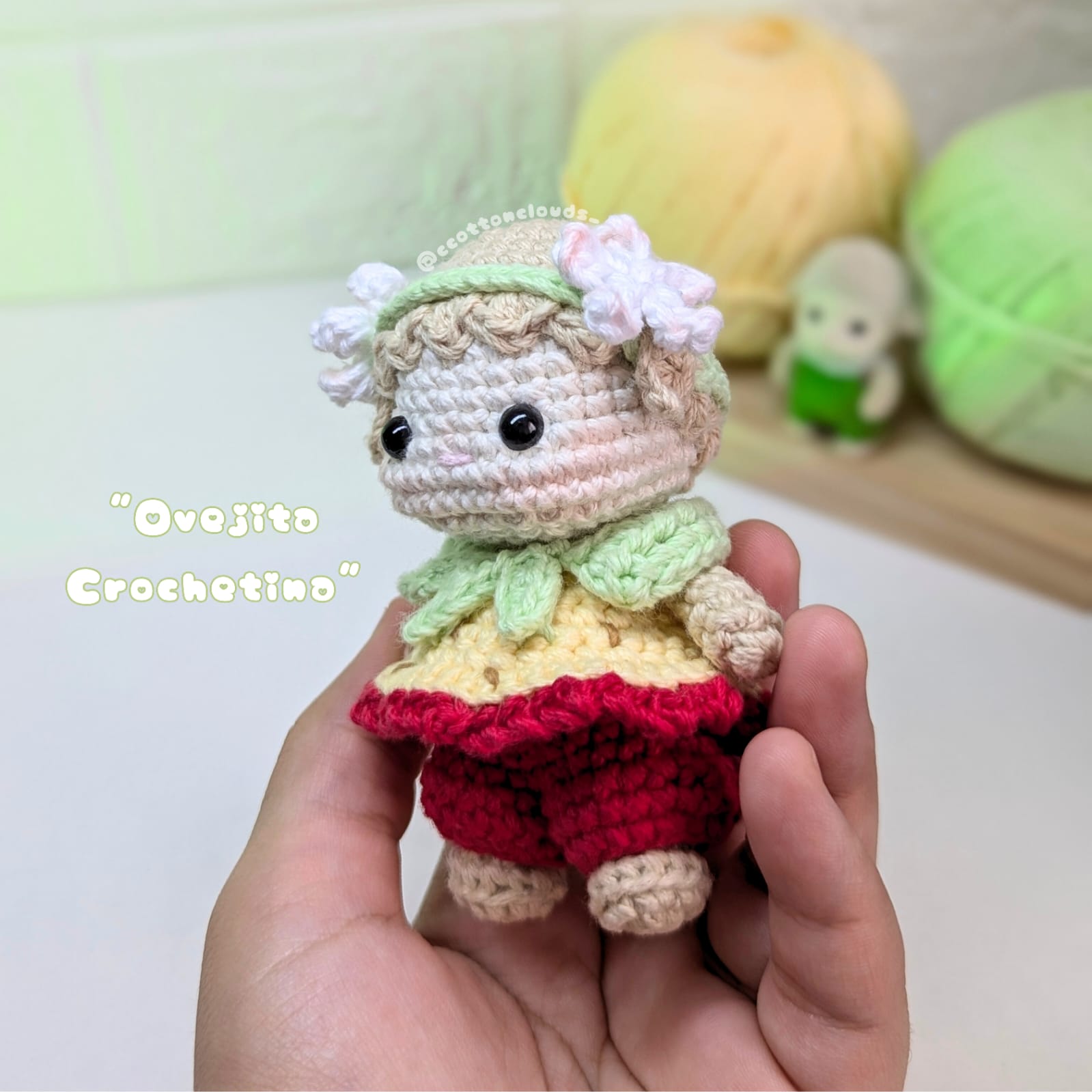 ovejita crochetina patrón digital ovejita crochetina patrón digital