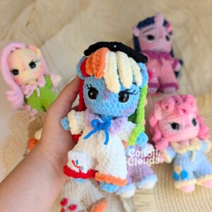 ebook my little pony en pijamas patrón digital